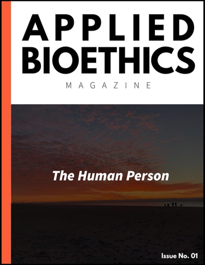 Applied Bioethics Magazine Issue No. 01 Cover
