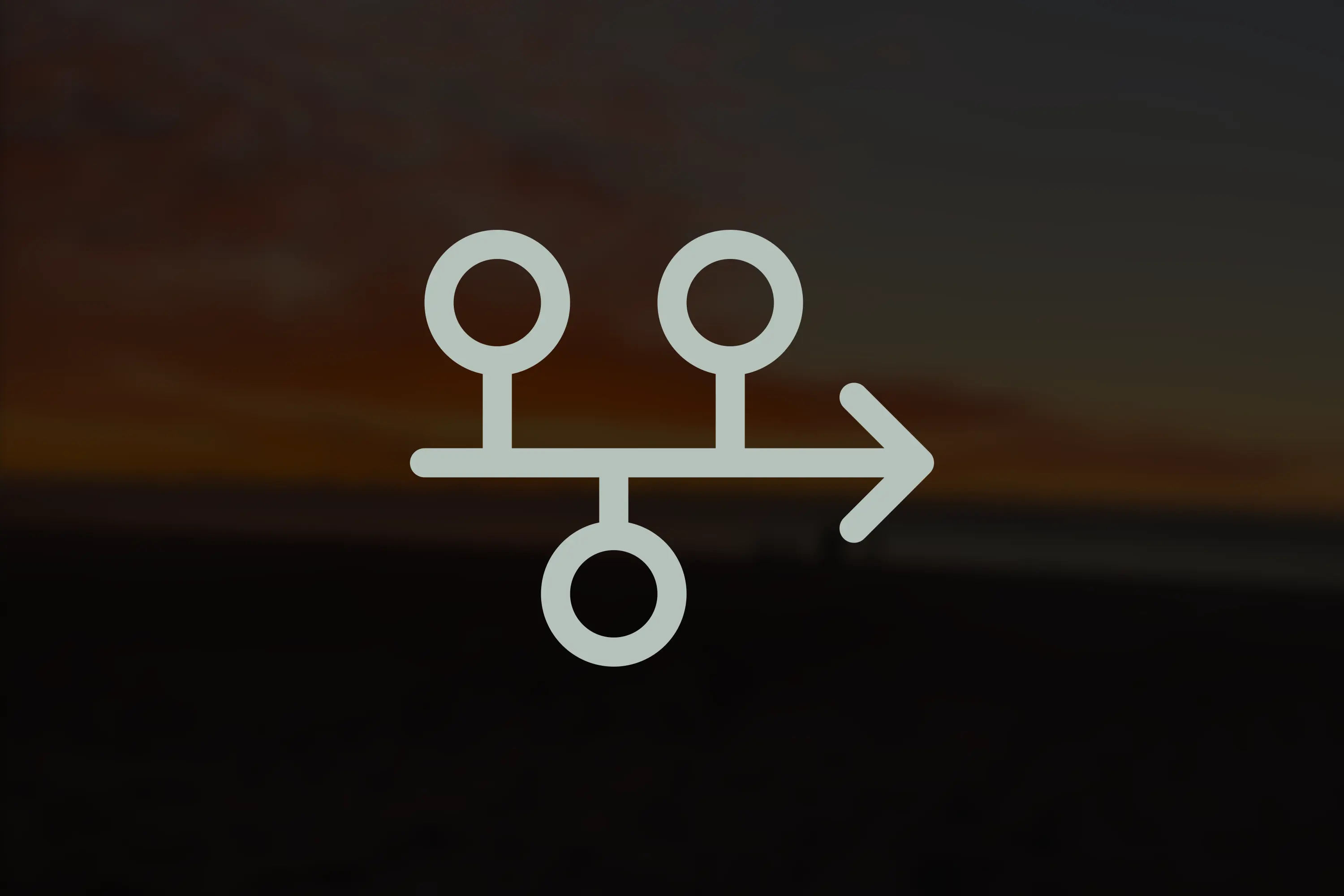 Timeline icon over beach background